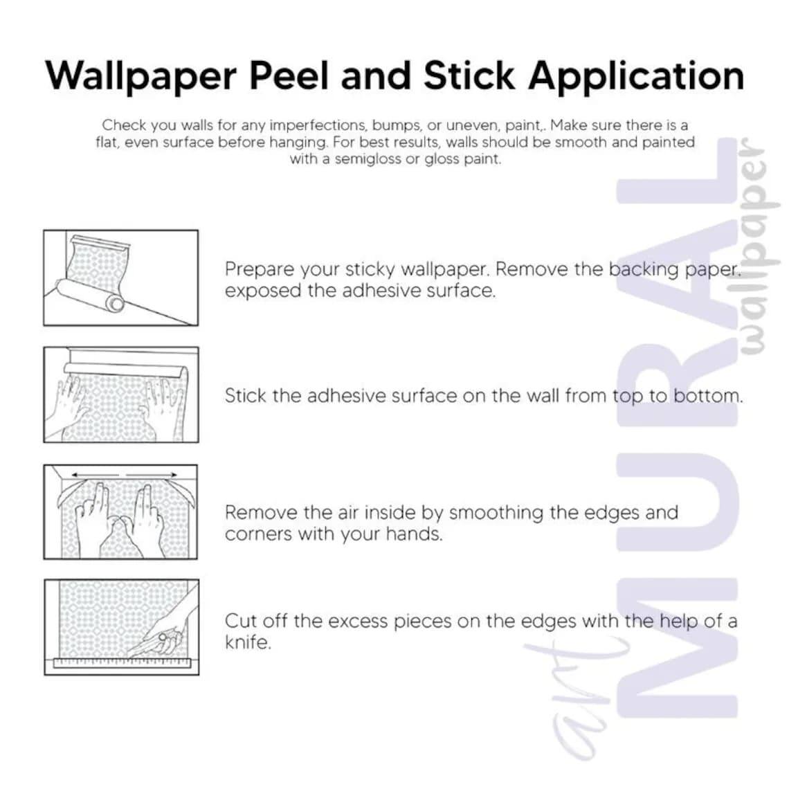 Easy Peel and Stick Application